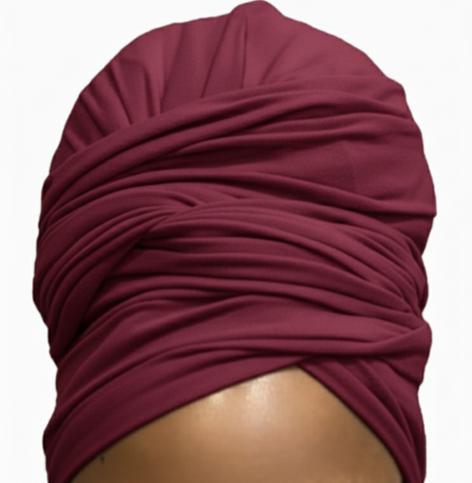 Burgundy Turban Skin